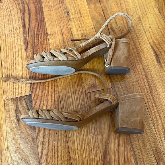 Sezane Gloria light Camel Sandals - Picture 3 of 4